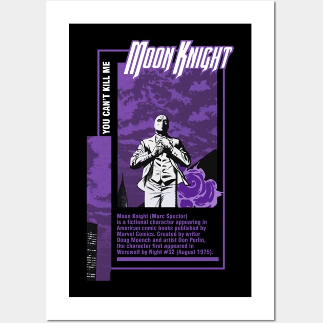 moon purple knight Wall Art by edongskithreezerothree